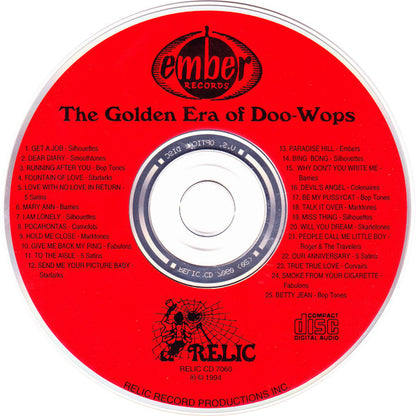 Various : The Golden Era Of Doowops: The Groups Of Ember Records (CD, Comp)
