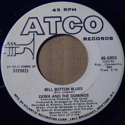 Derek & The Dominos : Bell Bottom Blues (7", Mono, Promo, SP )