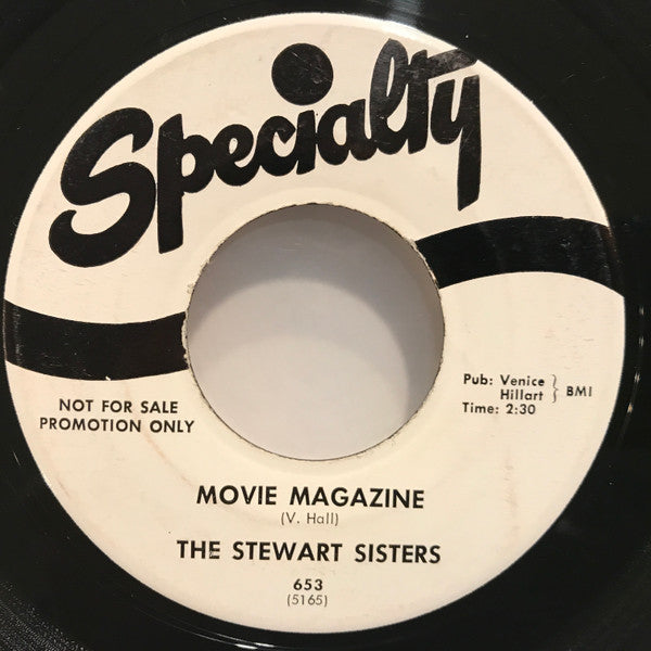 The Stewart Sisters : The Witness  (7", Promo)
