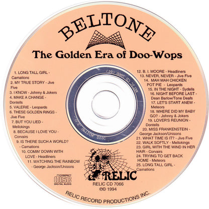 Various : The Golden Era Of Doowops: The Groups Of Beltone Records (CD, Comp)