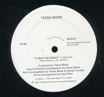 High Inergy / Teena Marie : Don't Park Your Loving / It Must Be Magic (12", Promo)