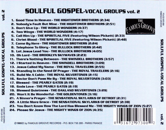 Various : Soulful Gospel - Vocal Groups Vol. 2 (CD, Comp)