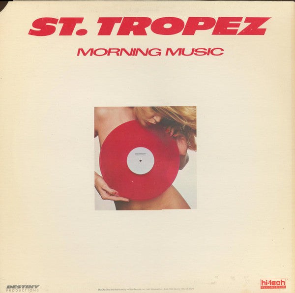 Saint Tropez : Morning Music (12", Single, Promo)