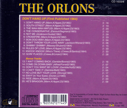 The Orlons : Don't Hang Up (CD, Comp)