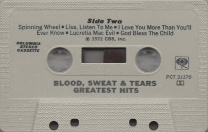 Blood, Sweat And Tears : Blood, Sweat & Tears Greatest Hits (Cass, Comp)
