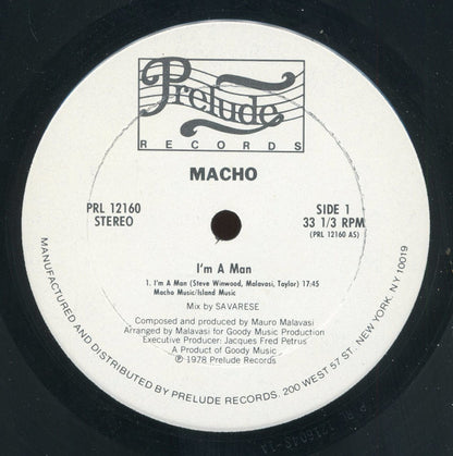 Macho : I'm A Man (LP, Album, Ter)