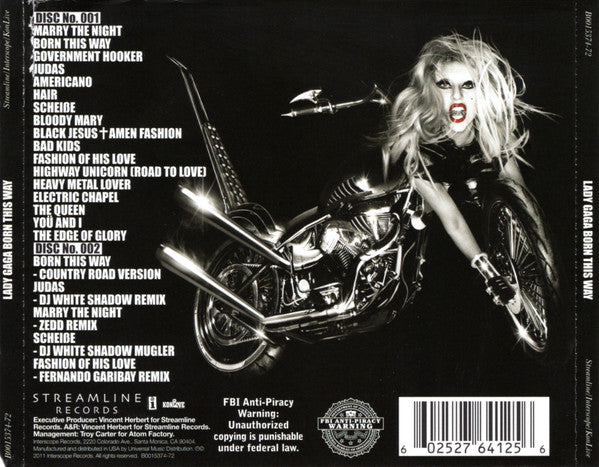 Lady Gaga : Born This Way (2xCD, Album, Dlx)