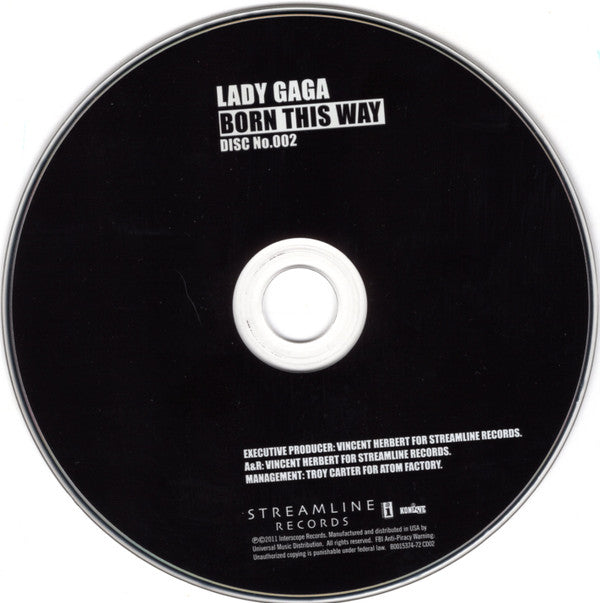 Lady Gaga : Born This Way (2xCD, Album, Dlx)