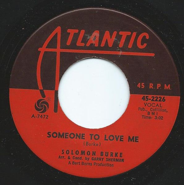 Solomon Burke : Goodbye Baby (Baby Goodbye) / Someone To Love Me (7", MGM)
