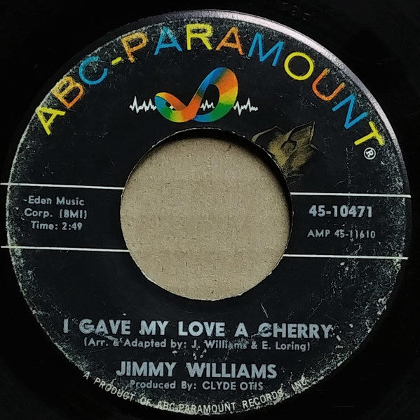Jimmy Williams (3) : I Gave My Love A Cherry / The Half Man (7", Single)