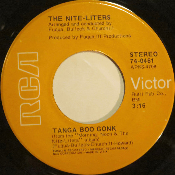 The Nite-Liters : K-Jee / Tanga Boo Gonk (7", Single, Ind)