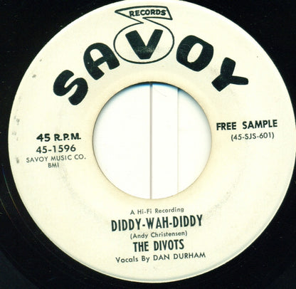 The Divots : Missing You / Diddy-Wah-Diddy  (7", Promo)