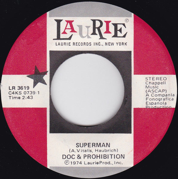 Doc & Prohibition : Superman (7", Son)