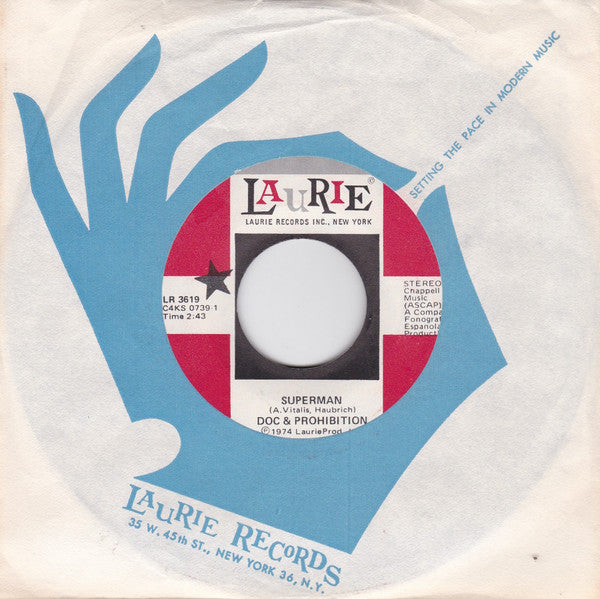 Doc & Prohibition : Superman (7", Son)