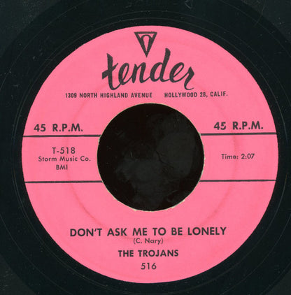 The Five Trojans : Alone In This World (7")