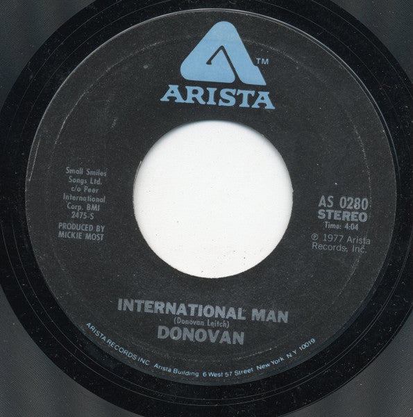 Donovan : Dare To Be Different / International Man (7", Single, Styrene)