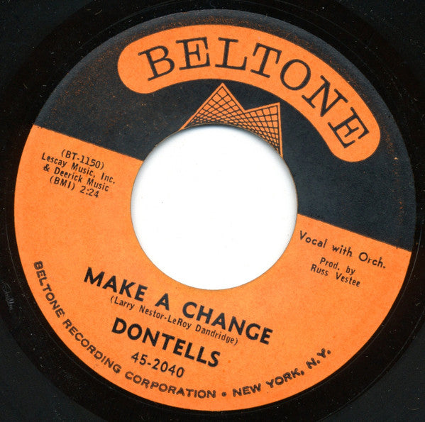 The Dontells : Make A Change / Lovers Reunion (7", Bro)