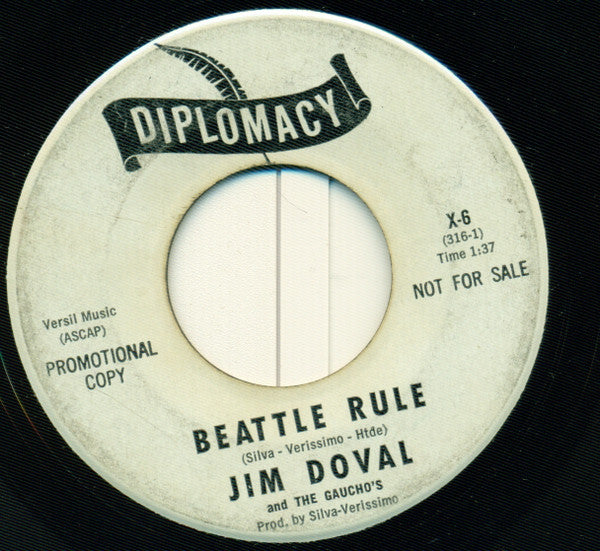 Jim Doval & The Gauchos : Beattle Rule / Pink Elephants (7", Single, Promo)