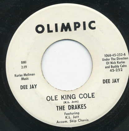 The Drakes (4) : Ole King Cole / I Made A Wish (7", Single, Promo)
