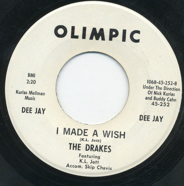 The Drakes (4) : Ole King Cole / I Made A Wish (7", Single, Promo)