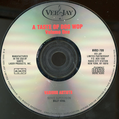 Various : A Taste Of Doo Wop- Volume One (CD, Comp, RM)