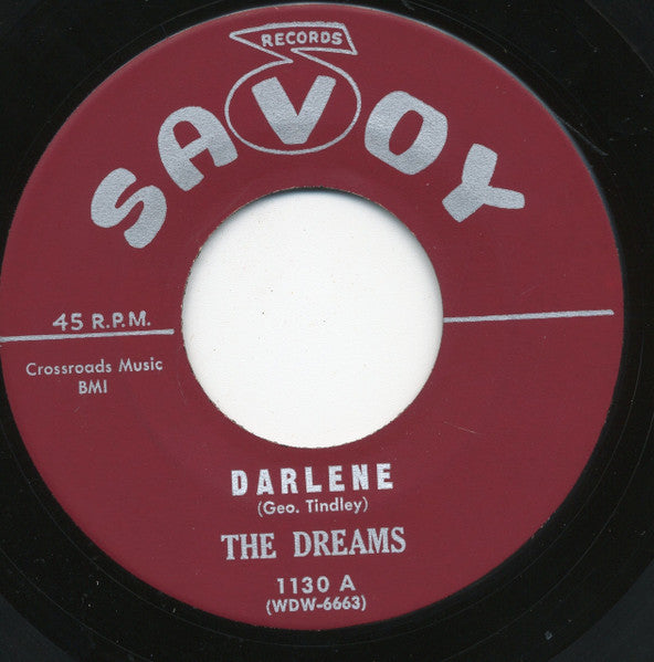 The Dreams (6) : Darlene / A Letter To My Girl (7", Single, RE)