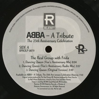 The Real Group With Frida / Sofia Tretow & Michael B. Tretow : ABBA – A Tribute (The 25th Anniversary Celebration) (12", Promo)