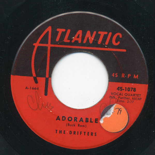 The Drifters : Adorable / Steamboat (7", Single, RE)