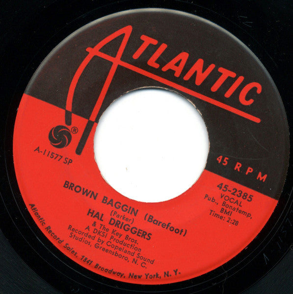 Hal Driggers & The Key Bros. : Brown Baggin (Barefoot) / Black Pepper (7", Single, SP)