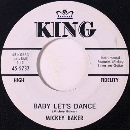 Mickey Baker : Baby Let's Dance / Oh Yeah, Ah, Ah (7", Promo)
