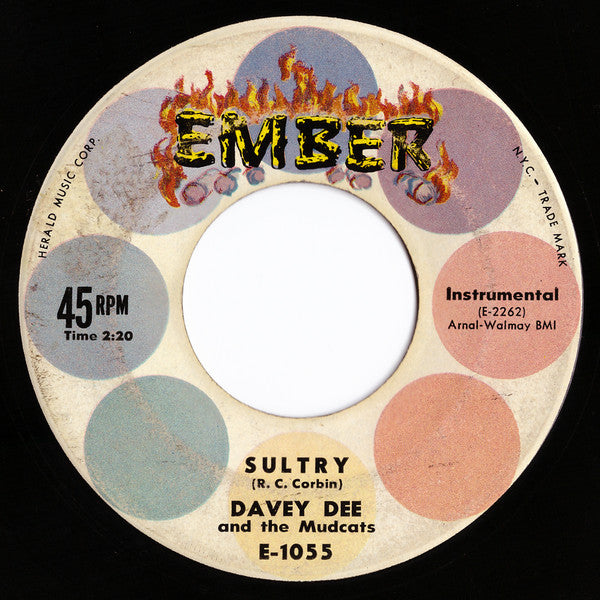 Davey Dee And The Mudcats : Puddle Jumper / Sultry (7")