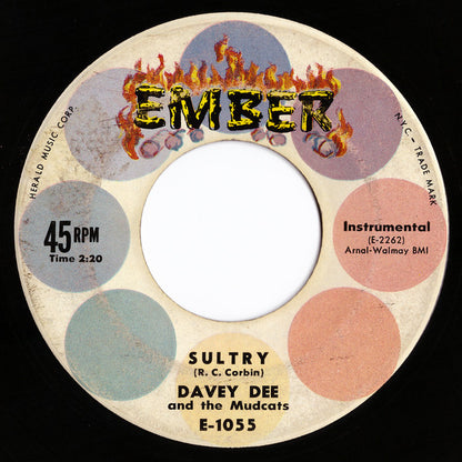 Davey Dee And The Mudcats : Puddle Jumper / Sultry (7")