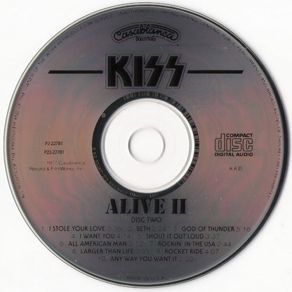 Kiss : Alive II (2xCD, Album, Club, RE)