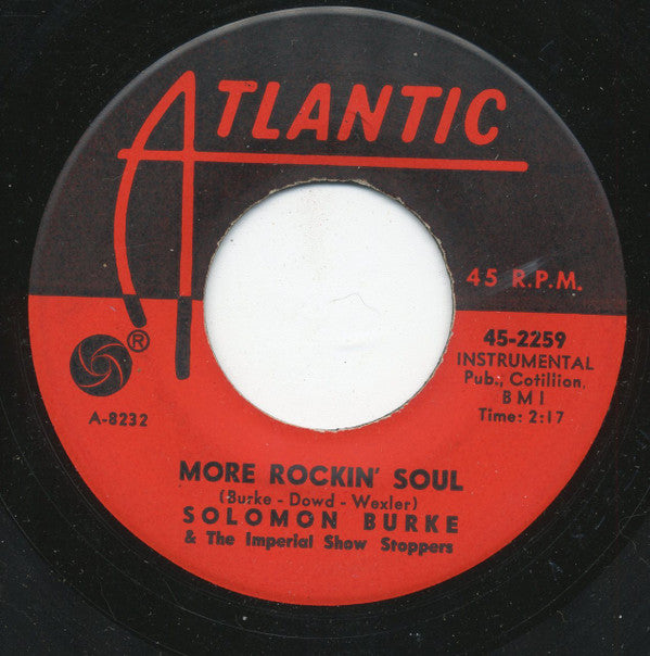 Solomon Burke : More Rockin' Soul / The Price (7", Single)