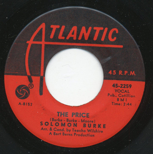 Solomon Burke : More Rockin' Soul / The Price (7", Single)