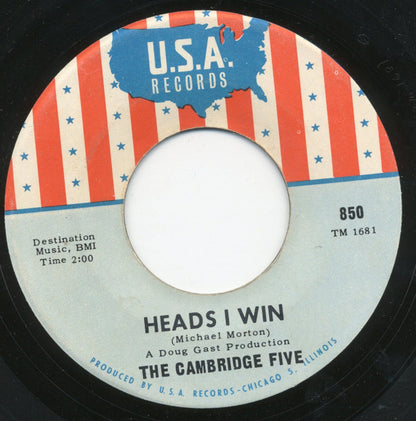 The Cambridge Five : Heads I Win / Floatin' (7", Single)