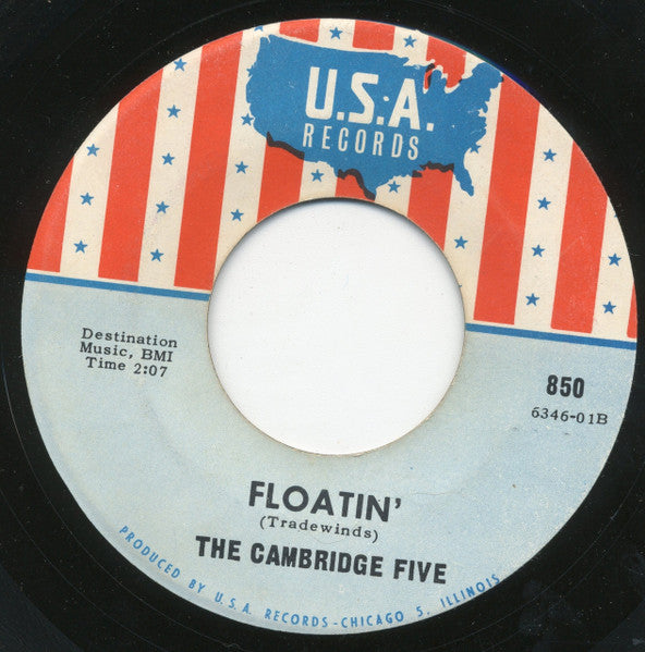 The Cambridge Five : Heads I Win / Floatin' (7", Single)