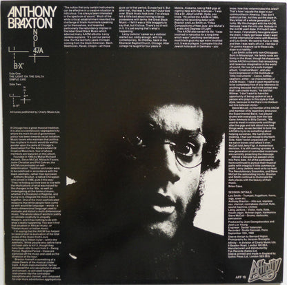 Anthony Braxton : B-X° / NO-I-47ᴬ (LP, Album, RE)