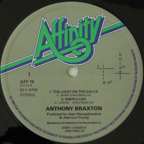 Anthony Braxton : B-X° / NO-I-47ᴬ (LP, Album, RE)