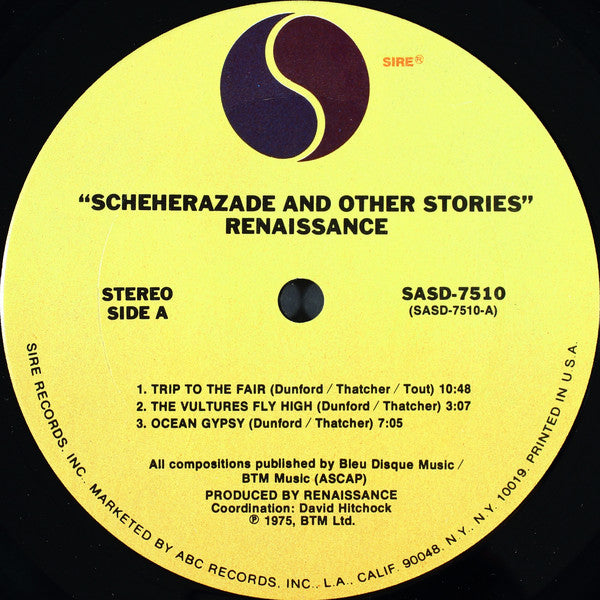 Renaissance (4) : Scheherazade And Other Stories (LP, Album)