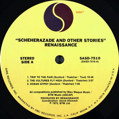 Renaissance (4) : Scheherazade And Other Stories (LP, Album)