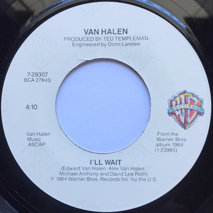 Van Halen : I'll Wait (7", Single, Jac)