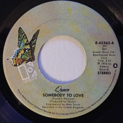 Queen : Somebody To Love (7", Single, SP)