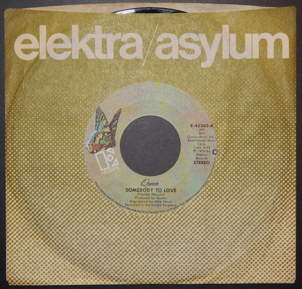 Queen : Somebody To Love (7", Single, SP)