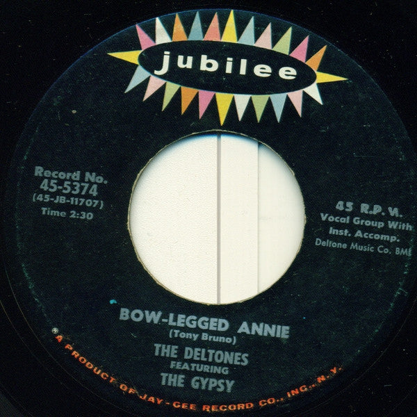 The Deltones (9) Featuring The Gypsy : Bow-Legged Annie (7", Single)