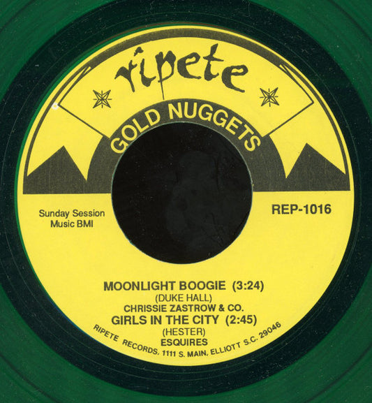 Candi Staton / Chick Carbo, Chrissie Zastrow & Co., The Esquires : Suspicious Minds / In The Night / Moonlight Boogie / Girls In The City (7", EP, Gre)