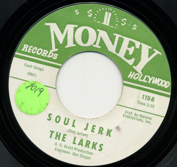 The Larks : Mickey's East Coast Jerk / Soul Jerk (7", Single, Styrene)
