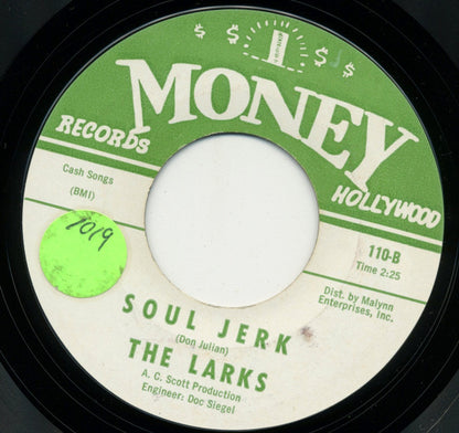The Larks : Mickey's East Coast Jerk / Soul Jerk (7", Single, Styrene)