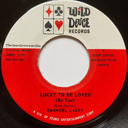 Emanuel Laskey : Lucky To Be Loved (By You) (7", Single)