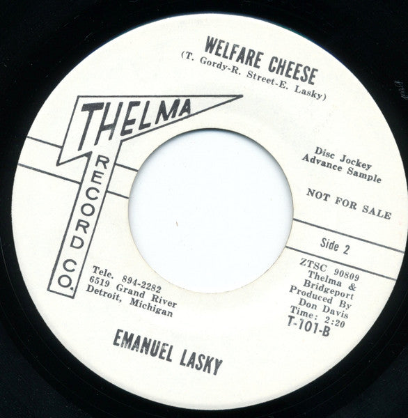 Emanuel Laskey : Crazy (7", Mono, Promo)